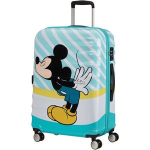 American Tourister Kinderkoffer - Wavebreaker Disney Spinner67/24 Disney (Medium) Mickey Blue Kiss