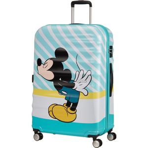 American Tourister Kinderkoffer - Wavebreaker Disney Spinner 77/28 Disney (Large) Mickey Blue Kiss