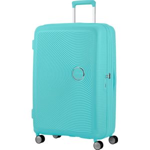 American Tourister Soundbox 4 wielen Trolley 77 cm met uitbreidingsplooi poolside blue