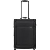 Samsonite Airea - Upright S Toppocket uitbreidbaar, handbagage, 2 wielen, 55 cm, 41/46 L, zwart