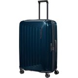 Samsonite Nuon Trolley mit 4 Rollen erweiterbar 75cm + GRATIS HOTELGUTSCHEIN Metallic Dark Blue