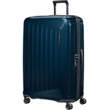 Samsonite Nuon Trolley mit 4 Rollen erweiterbar 81cm + GRATIS HOTELGUTSCHEIN Metallic Dark Blue