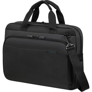 Samsonite Mysight Laptoptas voor heren, aktetas, zwart (zwart), Laptoptasche 15.6 Zoll (42 cm - 12.5 L), laptop aktetassen