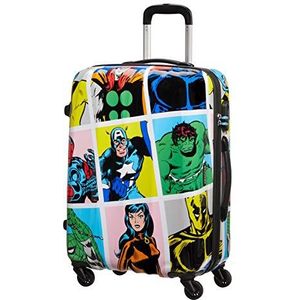 American Tourister Marvel Legends Spinner, meerkleurig (Marvel Pop Art), M (65 cm - 62.5 L), Bagage koffer