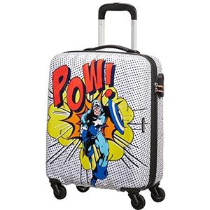 American Tourister Marvel Legends Spinner, meerkleurig (Captain America Pop Art), S (55 cm - 36 L), Bagage- handbagage