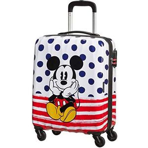 American Tourister Kinderkoffer - Disney Legends Spinner55/20 Alfatwist 2.0 (Handbagage) Mickey Blue Dots