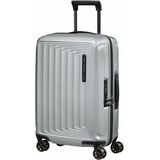 Samsonite Nuon Trolley mit 4 Rollen erweiterbar 55cm + GRATIS HOTELGUTSCHEIN Matt Silver
