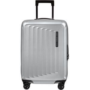 Samsonite Nuon Spinner uitbreidbaar (4 wielen) 55cm Matt Silver