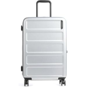 Samsonite Quadrix 4-wielige trolley 68 cm  zilverkleurig