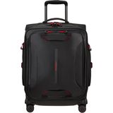 Samsonite Ecodiver Trolley mit 4 Rollen 55cm + GRATIS HOTELGUTSCHEIN Schwarz
