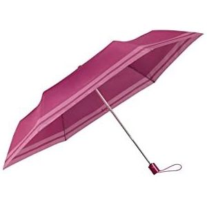 Samsonite Wood Classic S - 3 secties auto open paraplu, 26 cm, roze (violet roze)