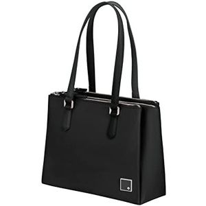 Samsonite Essentially Karissa schoudertas 3 vakken zwart 34 cm zwart (Black) Messenger Bag, Zwart, Messenger Bags
