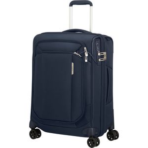 Samsonite Reiskoffer Met Laptopvak - Respark Spinner 55/20 Df Exp (Handbagage) Midnight Blue