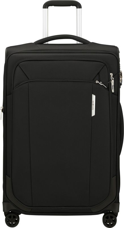Samsonite Respark Trolley mit 4 Rollen erweiterbar 67cm + GRATIS HOTELGUTSCHEIN Ozone Black