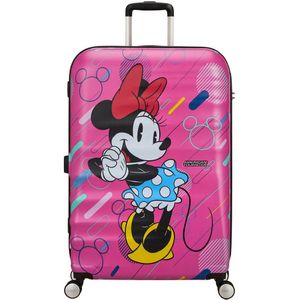 American Tourister Wavebreaker Disney 4-wielige trolley 77 cm minnie future pop