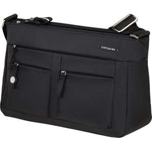 Samsonite Schoudertas - Move 4.0 Horizontal Shoulder Bag + Flap Black