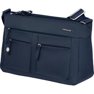 Samsonite Schoudertas - Move 4.0 Horizontal Shoulder Bag + Flap Dark Blue