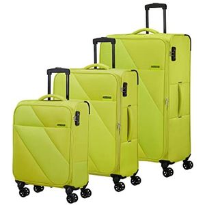 American Tourister Sun Break - kofferset 3-delig, groen (limoen), groen (lime), Eén maat, Bagage- kofferset