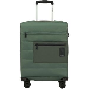Samsonite Vaycay 4 wielen Cabinewagen 55 cm met uitbreidingsplooi  groente