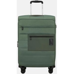Samsonite Vaycay Spinner 66 EXP pistachio green zachte koffer lichtgewicht koffer