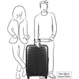 Samsonite Attrix 4 wielen Trolley 81 cm red