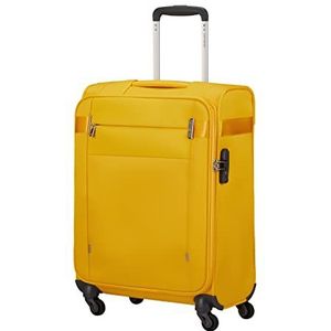 Samsonite Citybeat - Spinner S (lengte: 40 cm), handbagage, 55 cm, 42 L, geel (Golden Yellow), geel (Golden Yellow), Spinner S (55 cm - 42 L), handbagage