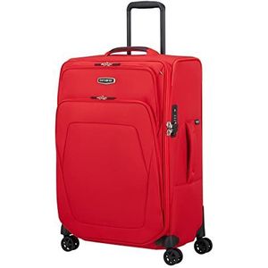 Samsonite Spark SNG Eco - Spinner M, uitbreidbare koffer, 67 cm, 82/92 L, rood (Fiery Red), Rood (Fiery Red), M (67 cm - 82/92 L), Koffer en trolleys