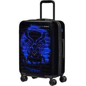 Samsonite Stackd Disney Spinner S, uittrekbaar, handbagage, 55 cm, 35/42 l, meerkleurig (Black Panther), meerkleurig (Black Panther), S (55 cm - 35/42 L), kinderbagage, Veelkleurig (zwarte panter),