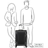 American Tourister EXP TSA PULSONIC Stone Teal 68 Unisex volwassenen, Stone Teal, 68, Koffer