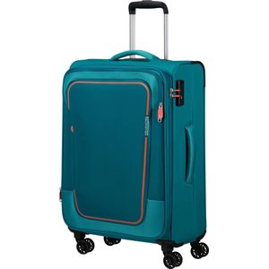 American Tourister trolley Pulsonic 68 cm. Expandable petrol