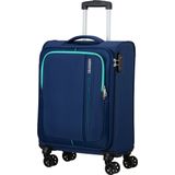 American Tourister Strathwood Basics Adirondack Ottomaan, marineblauw gevecht, spinner S (55 cm - 36 l), handbagage, Marineblauw gevecht, Handbagage