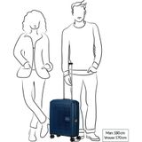 American Tourister trolley Aerostep 55 cm. limegroen