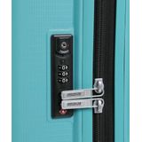 American Tourister Aerostep - trolley met 4 wielen, M, 67 cm, erw. turquoise tonic, blauw