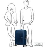 American Tourister AeroStep 67cm Check-in Größe M, erweiterbar Light Lime