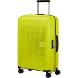 American Tourister Aerostep - Trolley met 4 wielen, M, 67 cm, kleur light lime, Licht limoengroen.