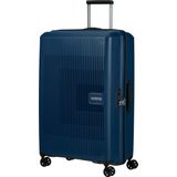 American Tourister Aerostep Trolley met 4 wielen, maat L 77 cm, donkerblauw, Eén maat