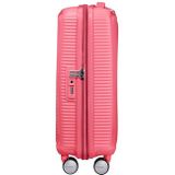 American Tourister Soundbox - Spinner S uitbreidbare handbagage, 55 cm, 41 l, roze (Sun Kissed Coral), roze (Sun Kissed Coral), Spinner S (55 cm - 35.5/41 L), handbagage