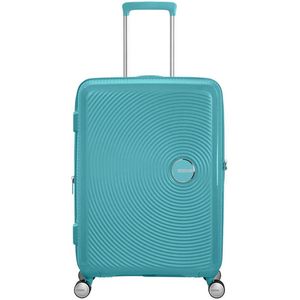 American Tourister Soundbox Spinner 67 Expandable turquoise tonic Harde Koffer