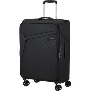 Samsonite Reiskoffer - Litebeam Spinner 4 wiel uitbreidbaar 66 cm - Black - 2.4 kg