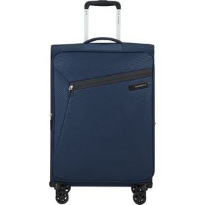 Samsonite Reiskoffer - Litebeam Spinner 4 wiel uitbreidbaar 66 cm - Midnight blue - 2.4 kg