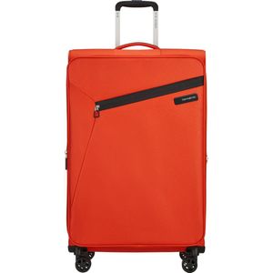 Samsonite Reiskoffer - Litebeam Spinner 4 wiel 77cm uitbreidbaar - Tangerine Orange - 2.8 kg