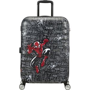 American Tourister Reiskoffer - Wavebreaker Disney Marvel spinner (4wiel) 67cm - Spiderman sketch