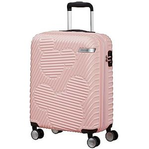 American Tourister Mickey Clouds, Spinner S, uitbreidbare handbagage, 55 cm, 38/45 L, roze (Mickey Rose Cloud), roze (Mickey Rose Cloud), S (55 cm - 38/45 L), kinderbagage