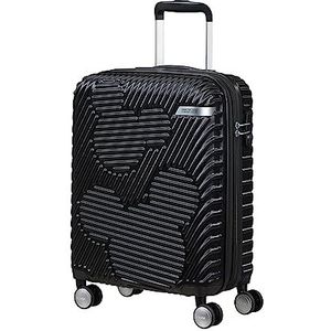 American Tourister Mickey Clouds, Spinner S, uitbreidbare handbagage, 55 cm, 38/45 L, zwart (Mickey True Black), zwart (Mickey True Black), S (55 cm - 38/45 L), kinderbagage