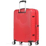 American Tourister Mickey Clouds, Spinner M, uitbreidbare koffer, 66 cm, 63/70 l, rood (Mickey Classic Red), rood (Mickey Classic Red), M (66 cm - 63/70 l), kinderbagage, rood (Mickey, Rood (Mickey