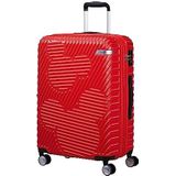 American Tourister Mickey Clouds, Spinner M, uitbreidbare koffer, 66 cm, 63/70 l, rood (Mickey Classic Red), rood (Mickey Classic Red), M (66 cm - 63/70 l), kinderbagage, rood (Mickey, Rood (Mickey