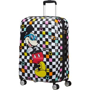 American Tourister Reiskoffer - Wavebreaker Disney spinner (4 wiel) 67cm - Mickey Check