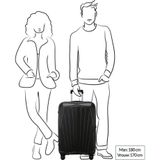 Samsonite trolley Major-Lite 69 cm. geel