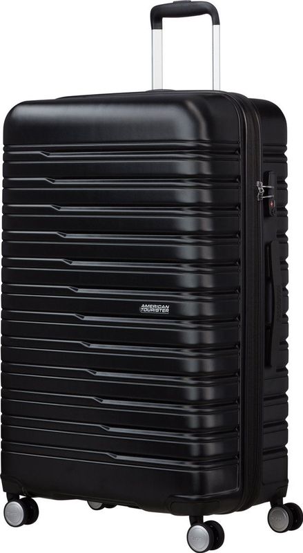 American Tourister Reiskoffer - Flashline Spinner (4wielen) 78cm Uitbreidbaar - Shadow Black - 4.4 kg - 109 l