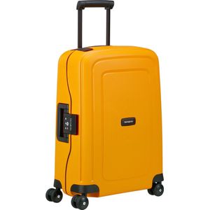 Samsonite  Handbagage Harde Koffer / Trolley / Reiskoffer -  55 x 40 x 20 cm - S´Cure - geel
